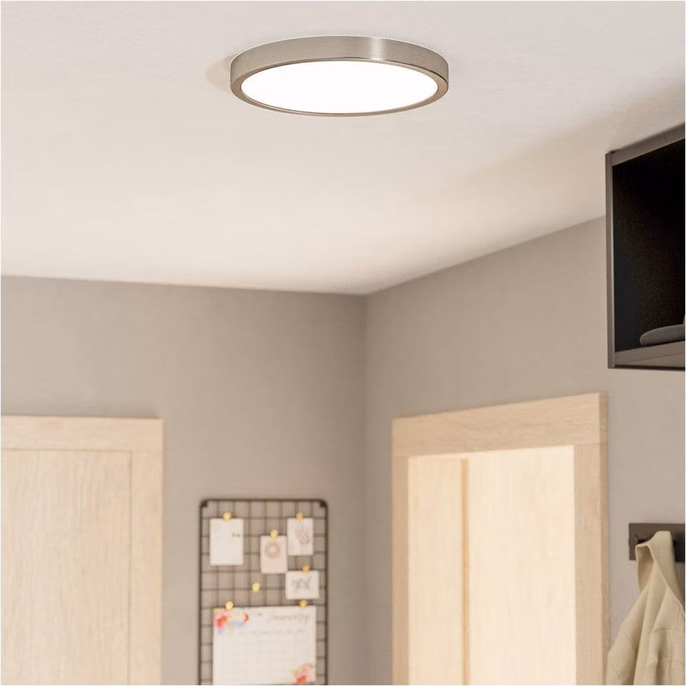 Loops Chrome LED Semi-Flush Ceiling Light, Diameter: 27 cm – 2