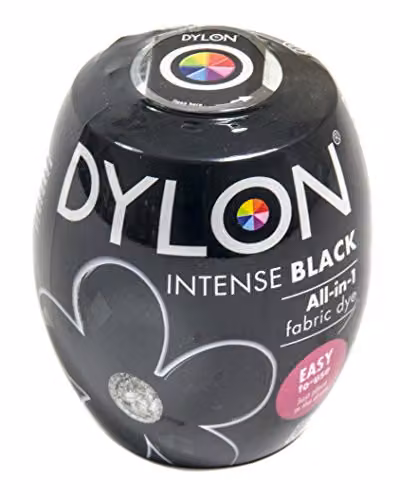Dylon Washing Machine Fabric Dye Pods, Intense Black, 350g – 2