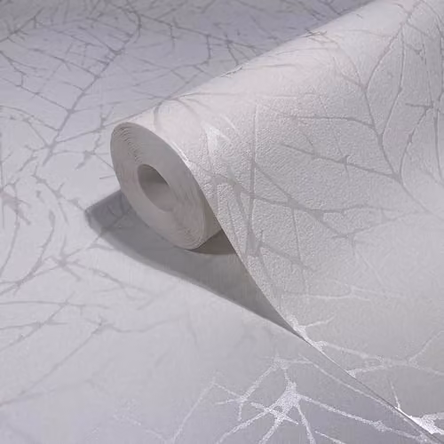 Galerie White Geometric Abstract Industrial Non-Woven Wallpaper Roll – 3