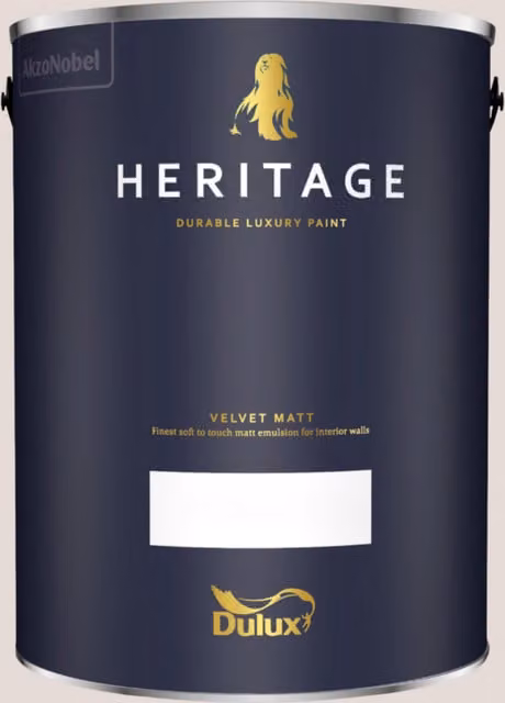 Dulux Trade Heritage Matt Dispersion Paint in Pale Nutmeg, 5 l