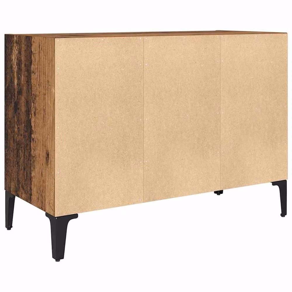 Berkfield Home Rustic Entertainment Unit in Brown Wood Particle Board – 4