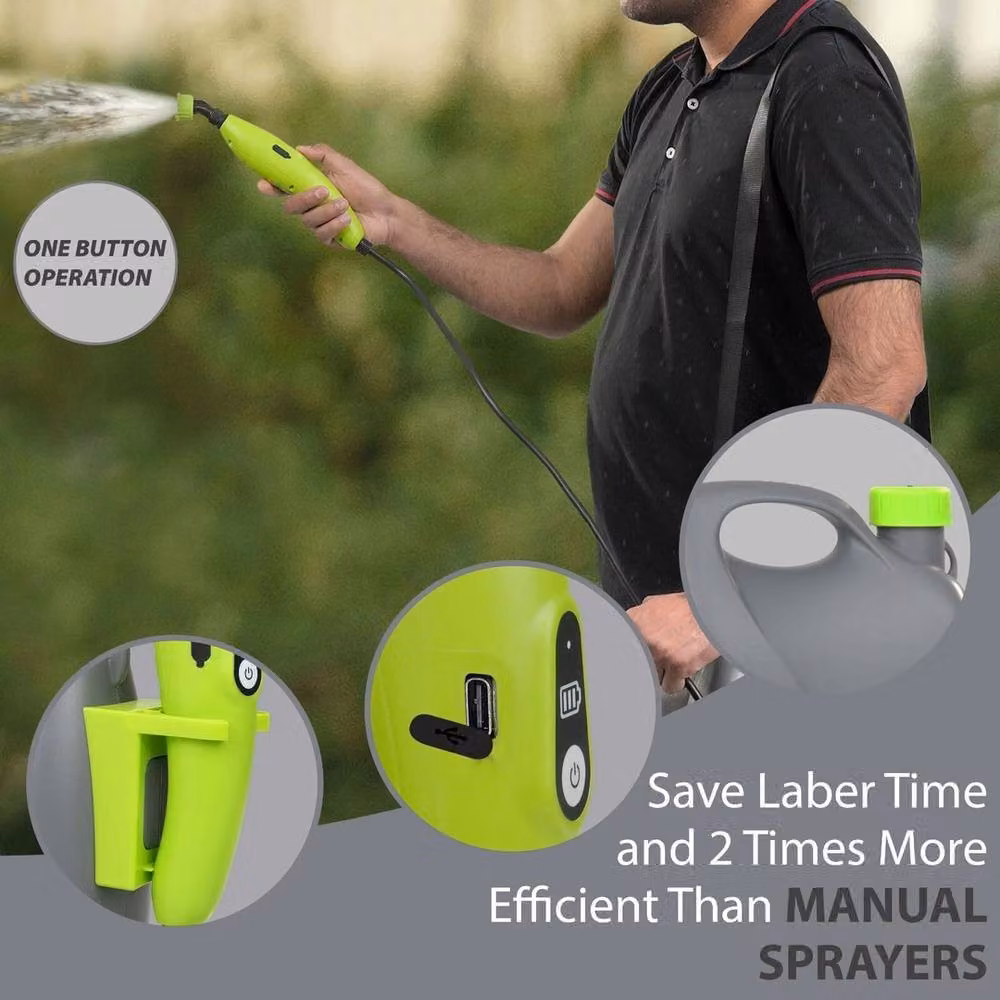 SPETLEK 5L Electric Battery Powered Garden Sprayer in Grey – 2