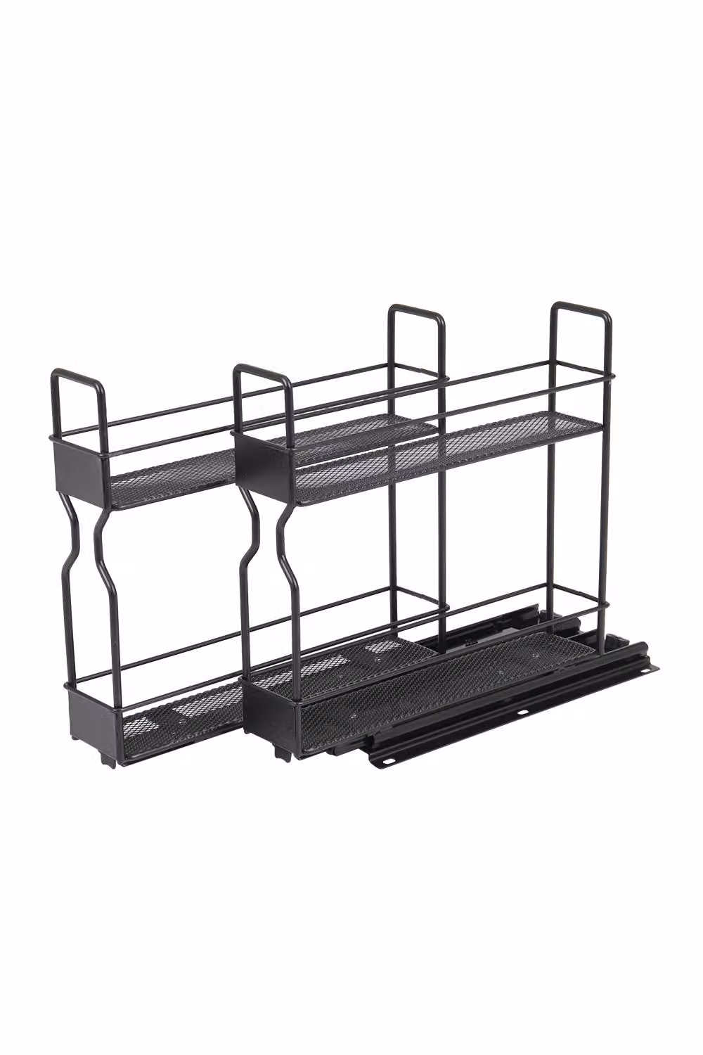 Garden Sanctuary Metal Slide-Out Spice Rack for Cabinets in Black – 2