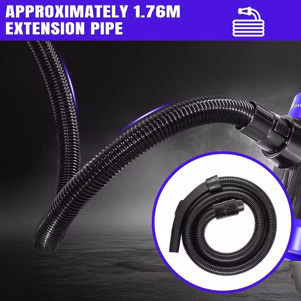 Kelvenix 1600W Corded Bagless Cylinder Vacuum Cleaner with 2-in-1 Brush and HEPA Filter in Black – 3