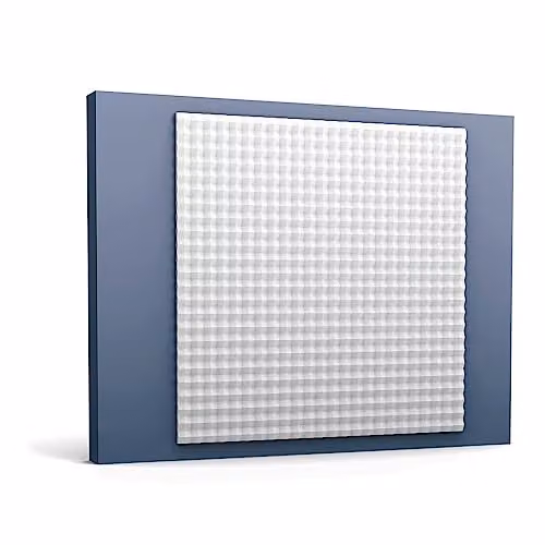 Orac Decor W117 Modern Slope 3D Wall Panel, White, 1 m2