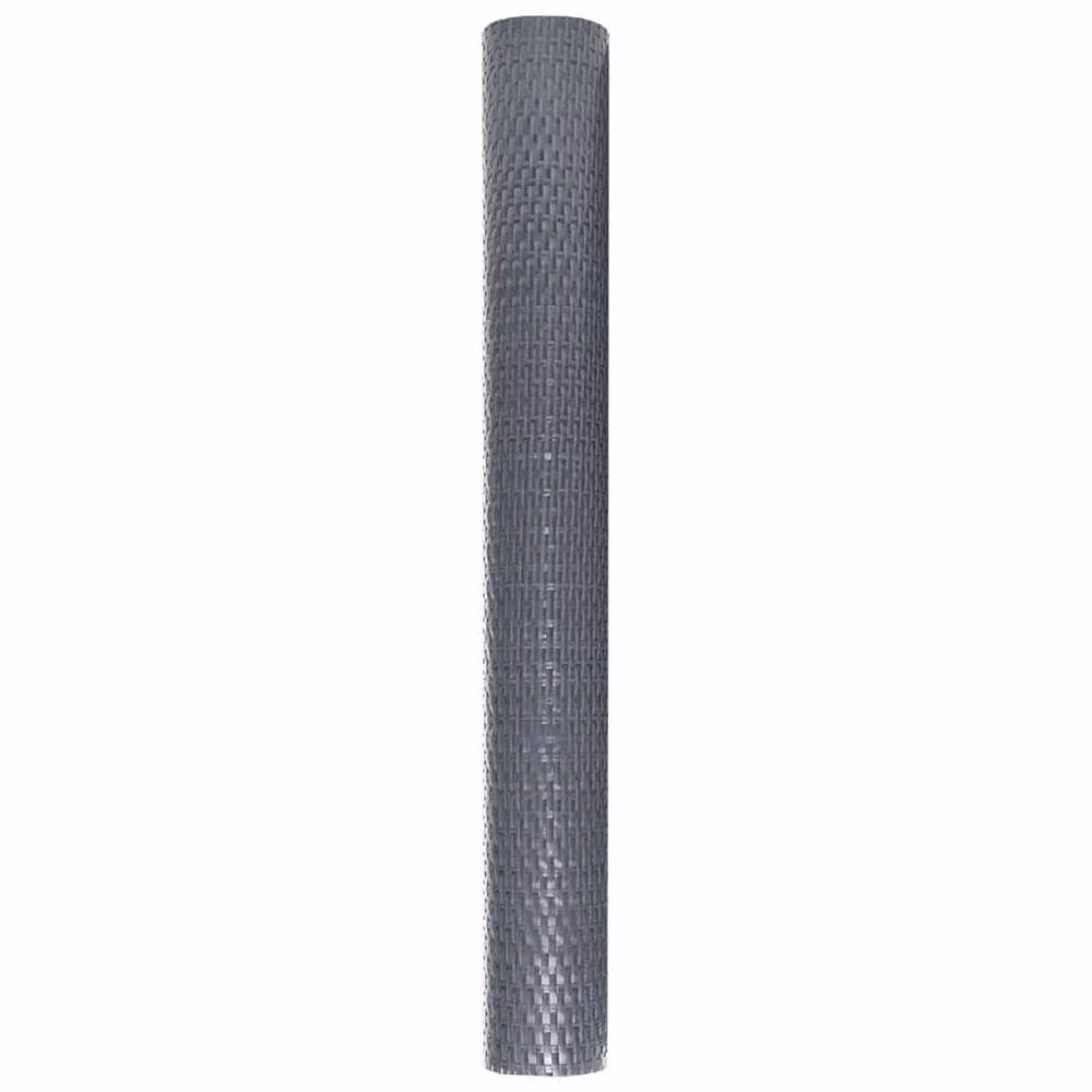 Berkfield Home Anthracite Poly Rattan Balcony Screen, W: 1000 cm, H: 90 cm – 4