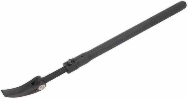 Loops Heavy Duty Extendable Pry Bar with 180 Degree Adjustable Locking Head, Black and Multicolour Steel