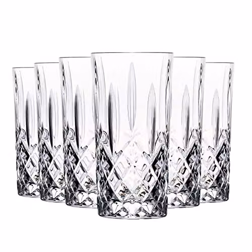 RCR Crystal Orchestra Highball Tumbler Set, 6 x 396ml, Transparent