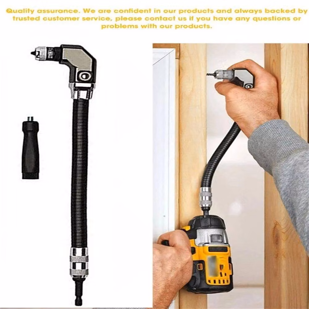 SPETLEK 90 Degree Electric Drill Right Angle Chuck with Flexible Shaft, Black, Length: 10000 mm, Diameter: 520 mm – 2