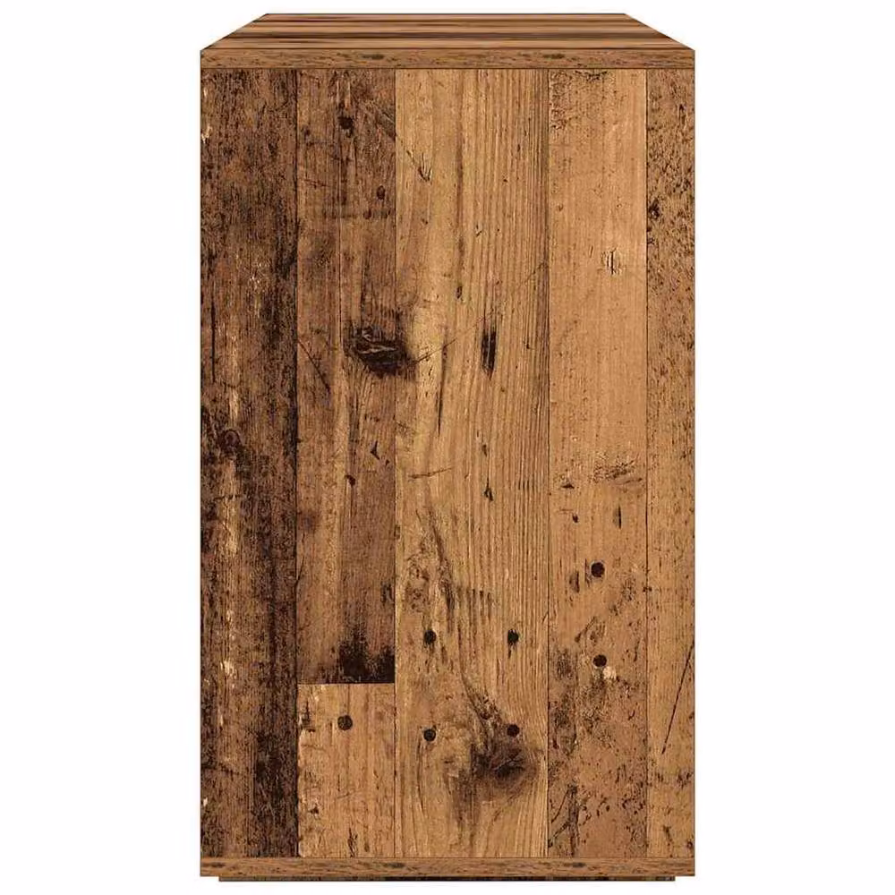 Berkfield Home Old Wood Sideboard in Brown, Solid Reclaimed Wood, W: 135 cm, D: 41 cm, H: 75 cm – 4