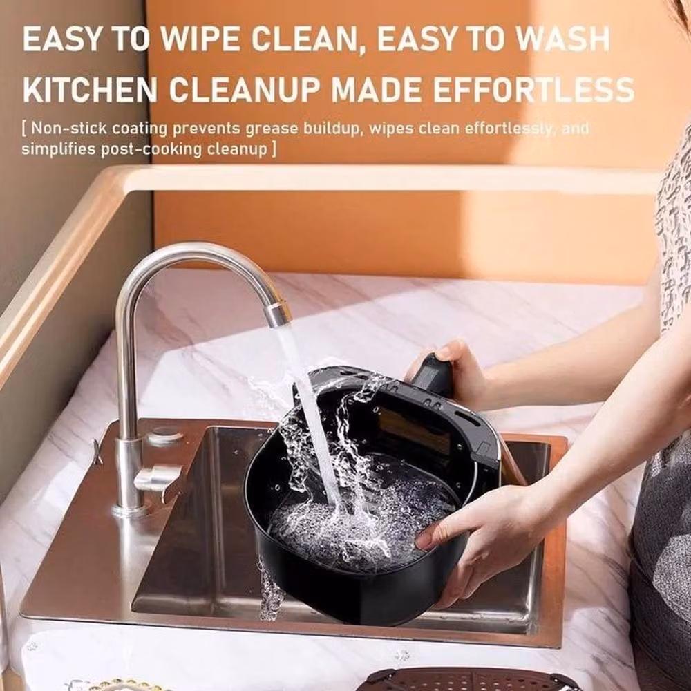 NESTLUNE Manual Hot Air Fryer Cooker in White, W/D/H: 100 x 15 x 15 cm – 2