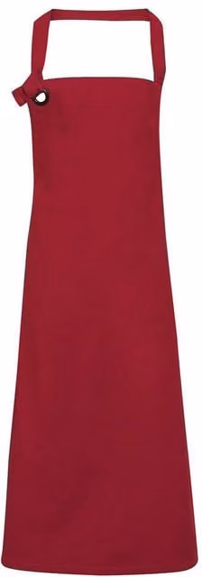 Premier Calibre Canvas Heavyweight Bib Apron in Red