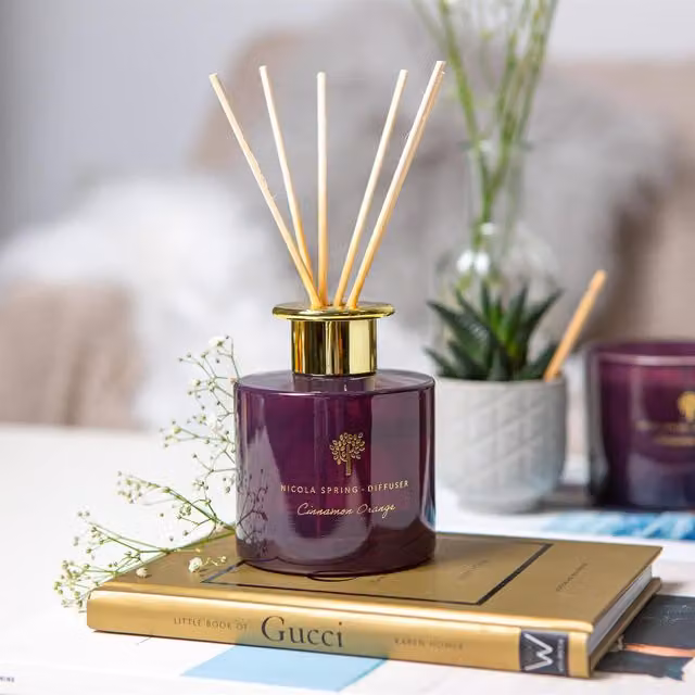 Nicola Spring Mediterranean Reed Diffuser, Cinnamon & Orange, 200ml