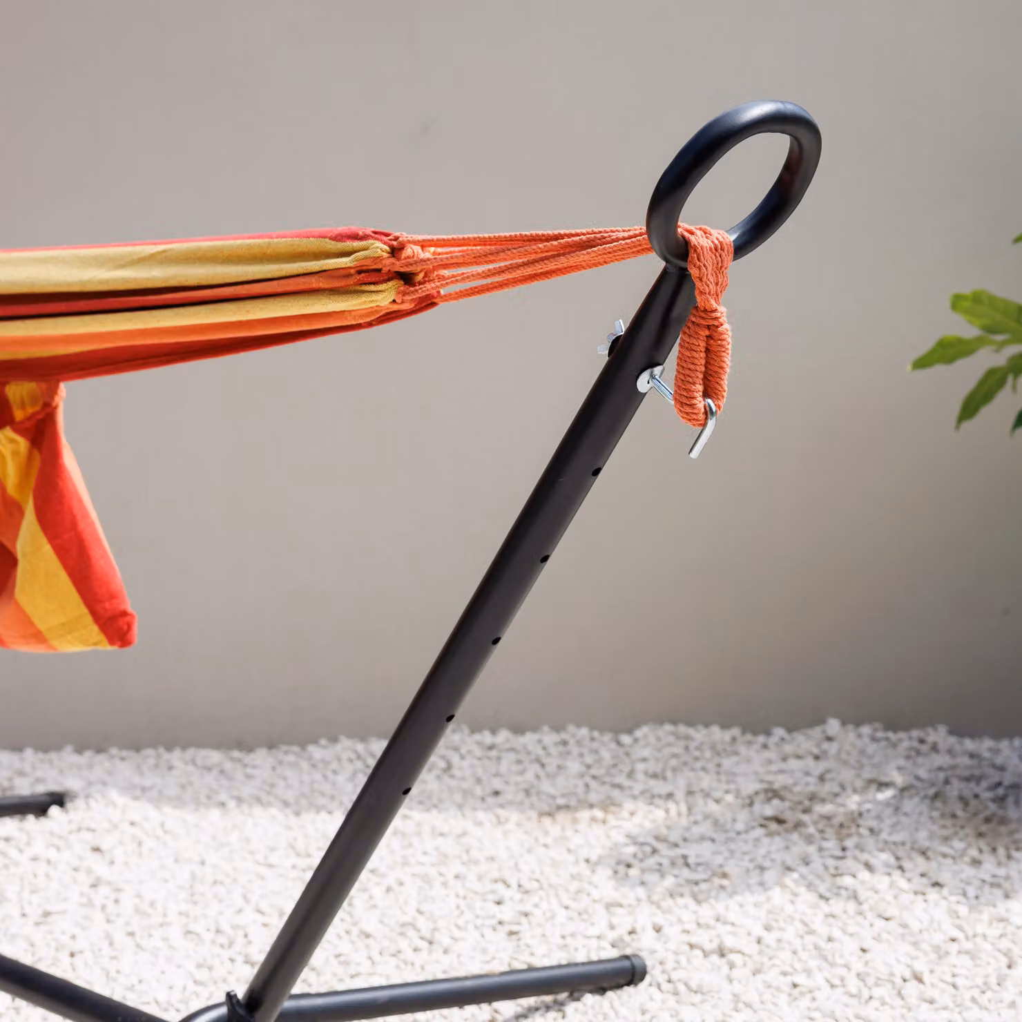 Primrose Black Matt Steel Hammock Stand with Carry Bag – 2