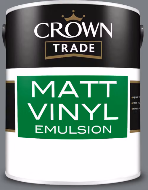 Crown Trade City Break Matt Vinyl Dispersion Paint, Multicolour, 5 l