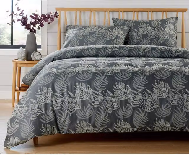 NewEdgeBlinds Grey Floral Jacquard Blinds 200 x 200 cm