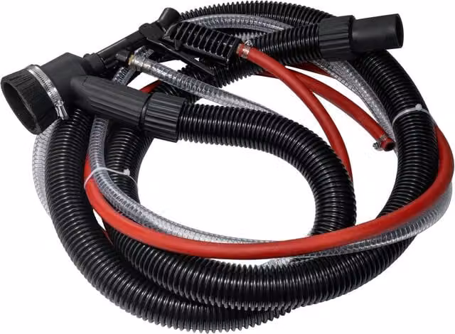 SwitZer Aluminium Sandblaster Gun with Hose Assembly, Black