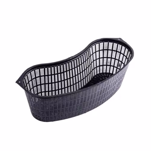 Thompson & Morgan Oval Contour Aquatic Planting Baskets in Black, W: 46 cm x D: 17 cm