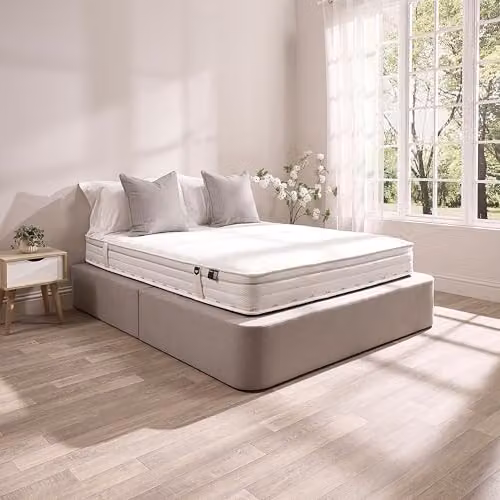 Jay-Be Truecore 1000 Pocket Sprung King Size Mattress, White, W/D/H: 150 x 200 x 21 cm – 2