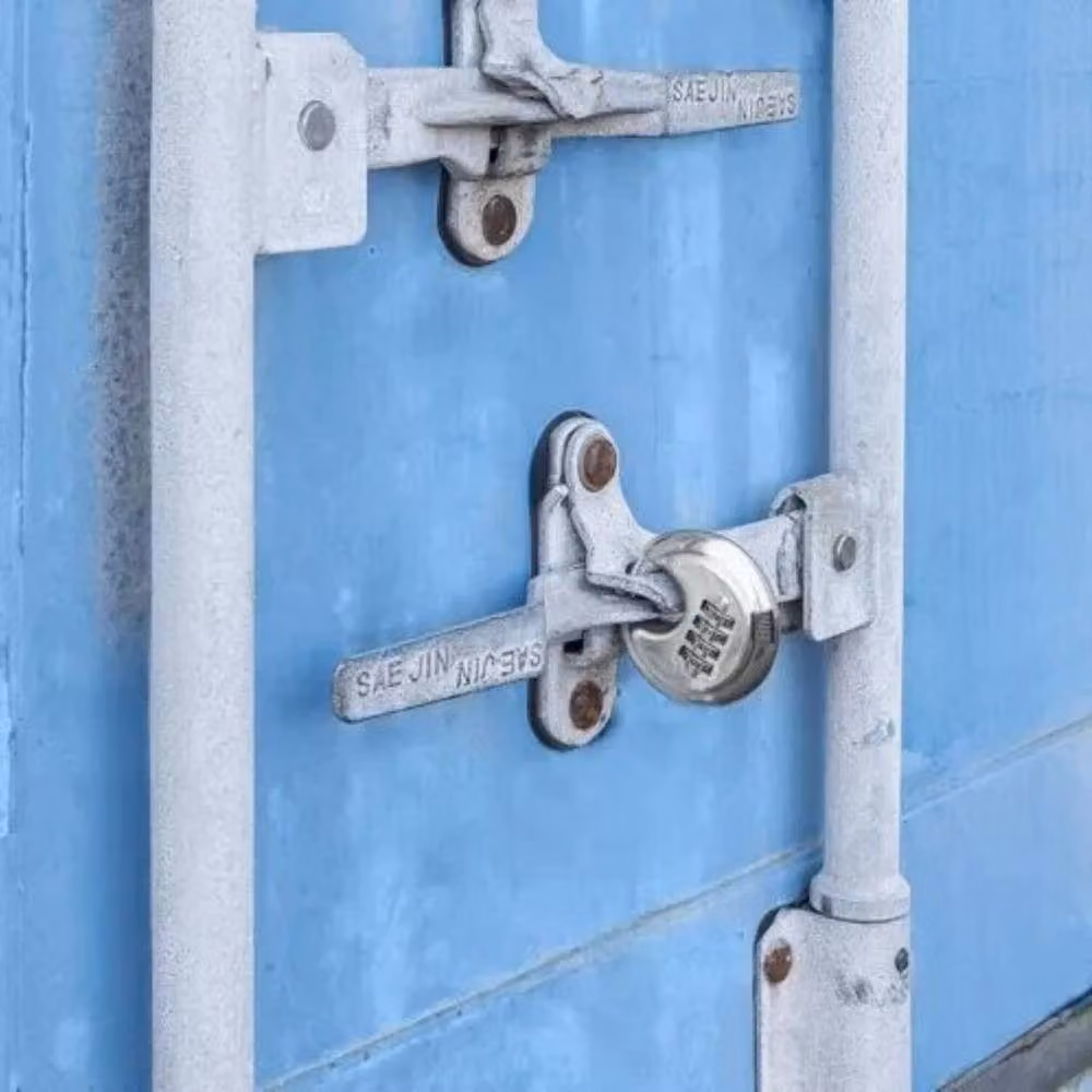 Havendro Heavy Duty Waterproof Combination Disc Padlock in Silver – 3