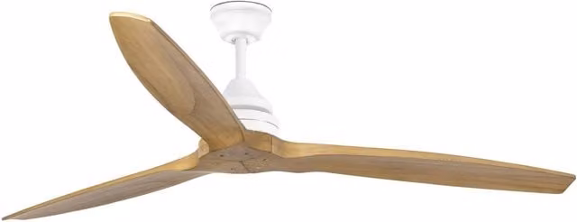 Faro Alo White Ceiling Fan with Remote Control