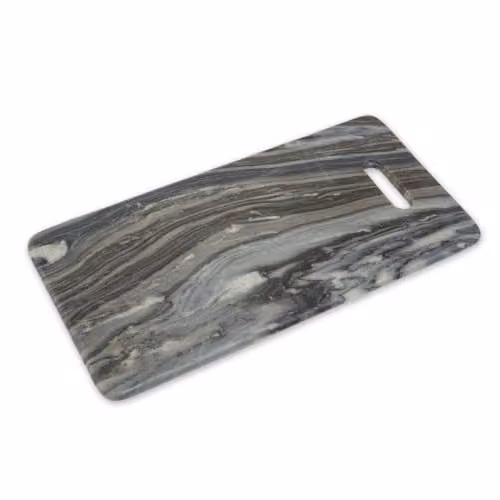 Premier Housewares Black Marble Rectangular Chopping and Serving Board, W: 46 cm, D: 23 cm, H: 2 cm – 1