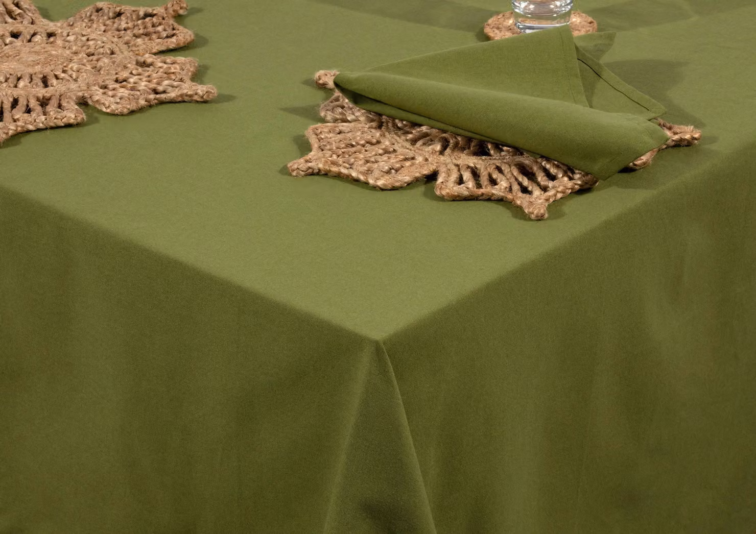 Esselle Severn Jute Star Placemats, 2 Pack, Natural Beige – 2