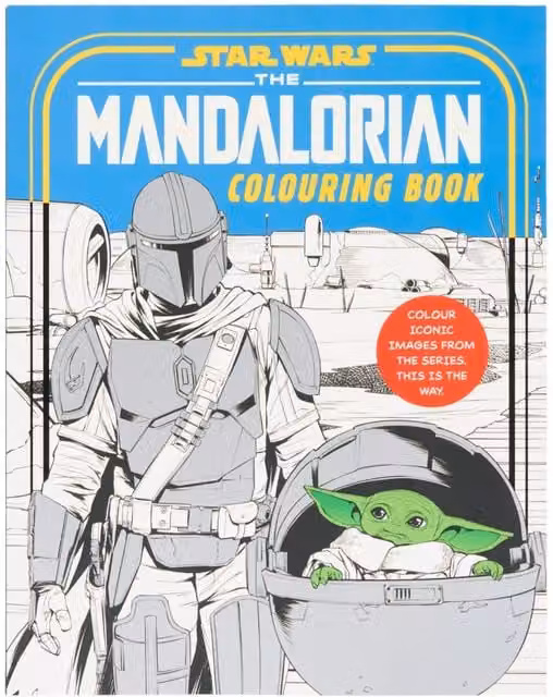 Walt Disney Star Wars: The Mandalorian Colouring Book, Multicolour Paperback