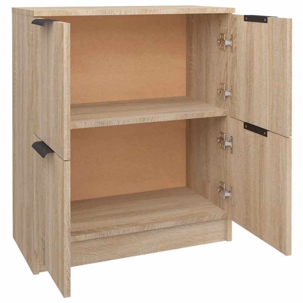Berkfield Home Sonoma Oak Sideboard in Beige, W/D/H: 60 x 30 x 70 cm – 2