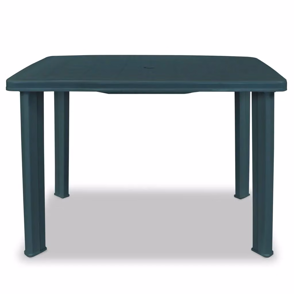 Berkfield Home Green Plastic Garden Table W/D/H: 101 x 68 x 72 cm – 2
