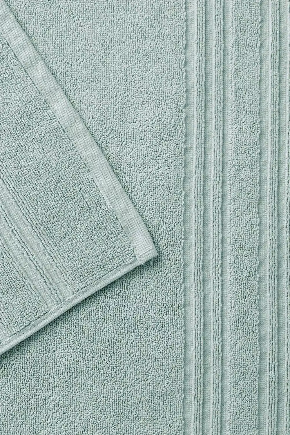 Christy Serene Soft Tone 100% Combed Cotton Bath Mat in Duck Egg Blue – 2