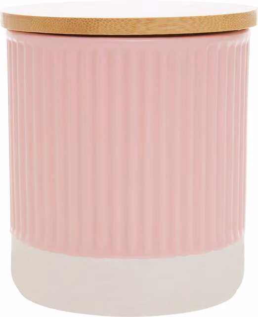 Orsina Maison by Premier Geome Pink Stoneware Storage Canister, 550ml