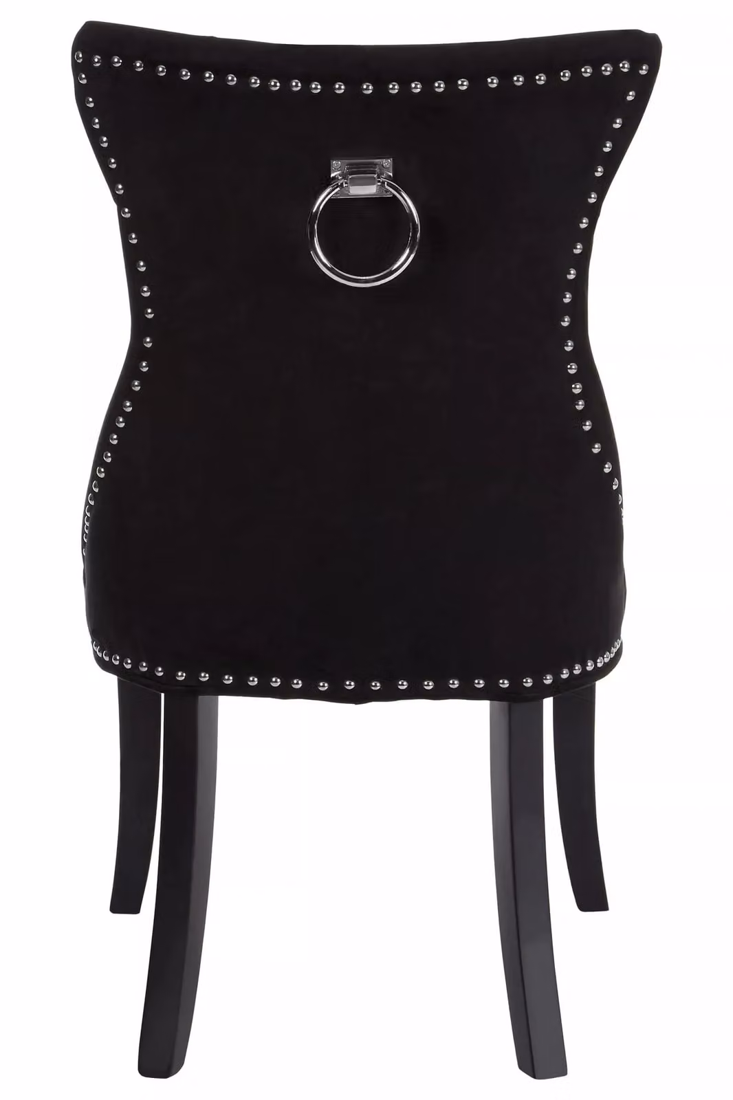 Orsina Regents Park Black Cotton Velvet Dining Chair – 4