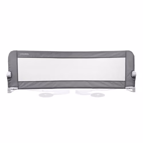 Dreambaby Nicole Bed Guard Rail for Toddlers in Grey, W: 150 cm, H: 50 cm