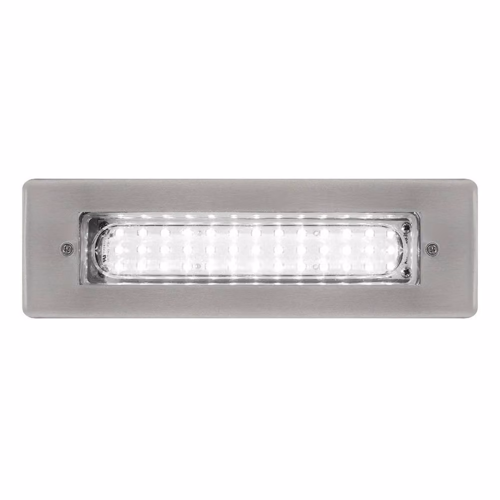 SPETLEK LED Brick Recessed Wall Light in Silver Stainless Steel – 4