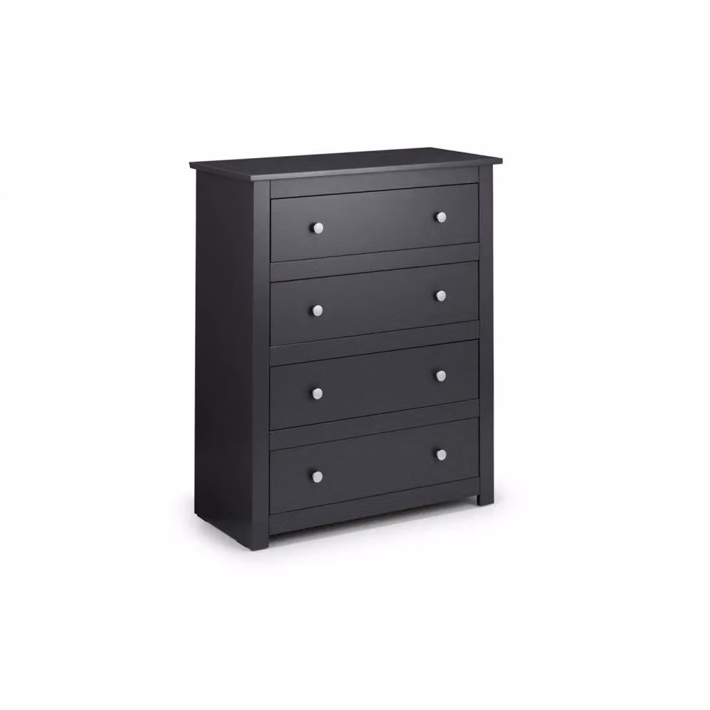 Ashfield Modern Anthracite 4 Drawer Chest in Dark Grey – 3