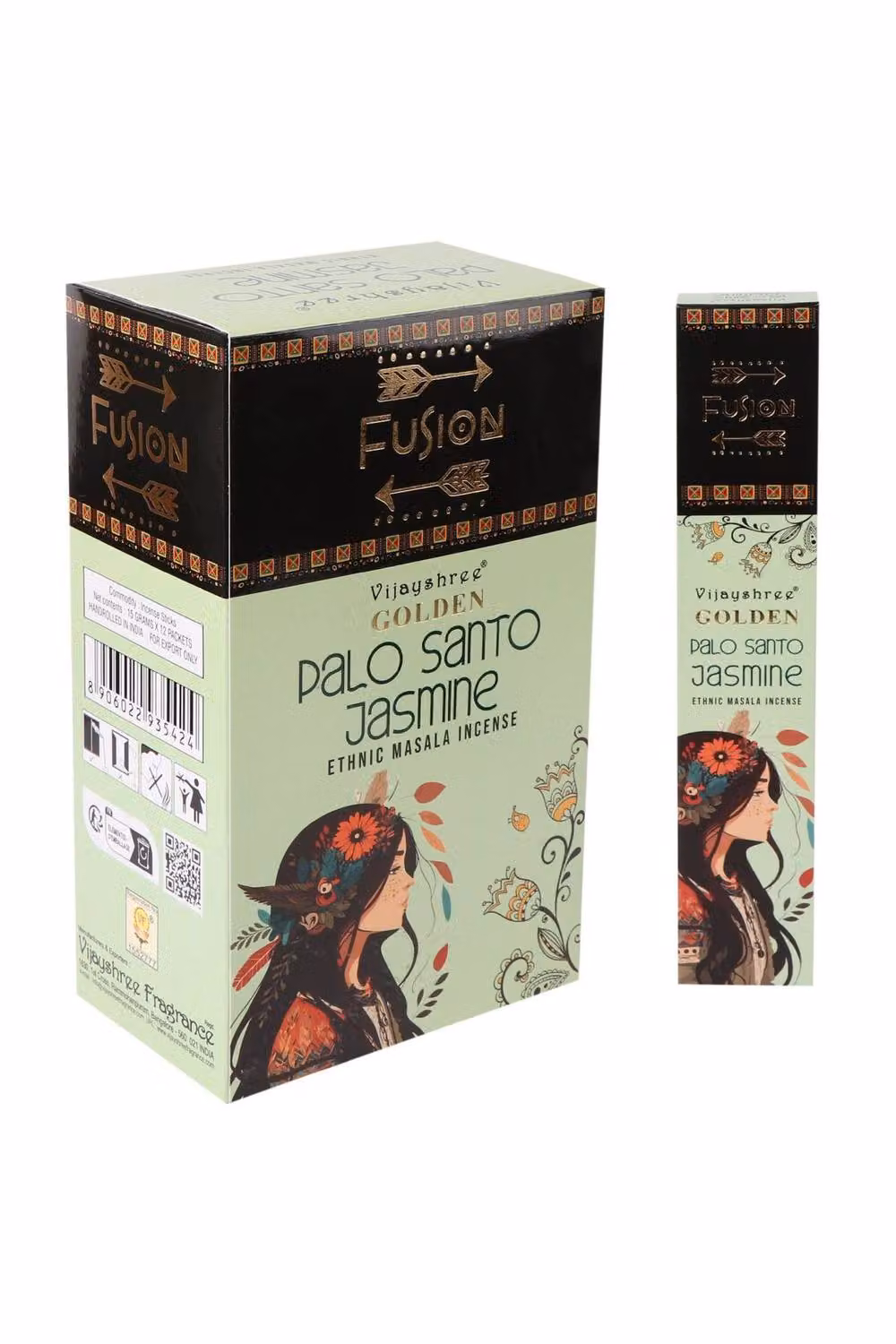KDMD Golden Palo Santo and Jasmine Incense Sticks, 15g, Gold – 2