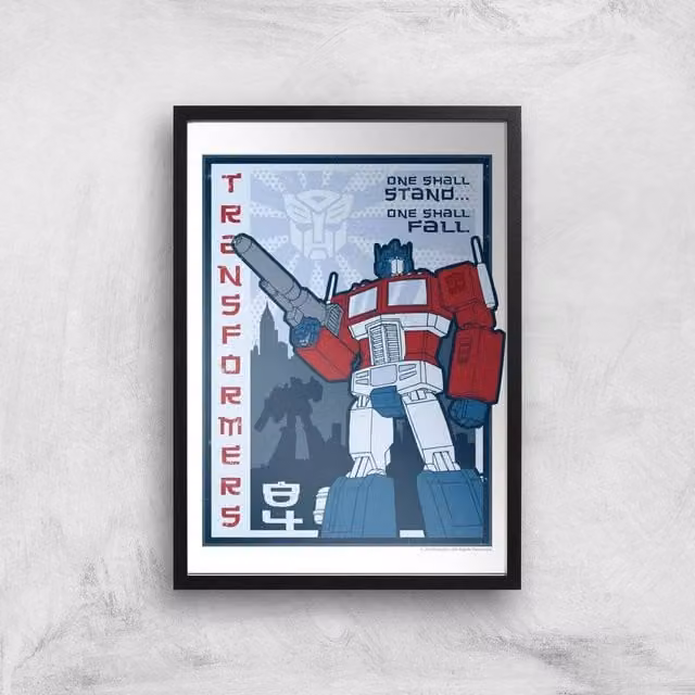 Transformers One Shall Stand Multicolour Graphic Paper Poster Art Print, Size: A2
