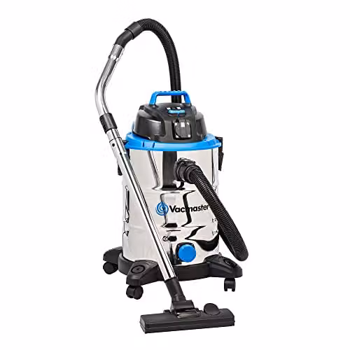 Vacmaster Power 30 Wet and Dry Vacuum Cleaner with Power Take Off, 30L, Silver – 1