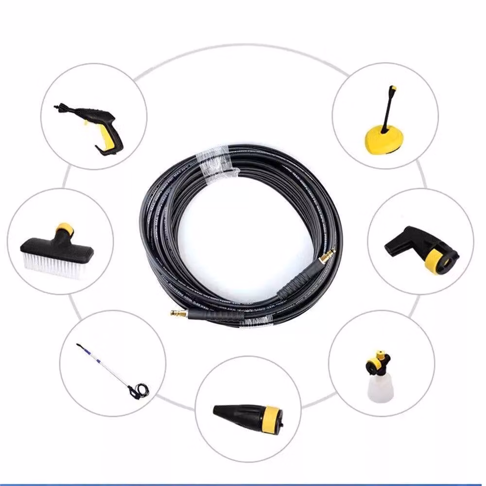 Nordara 6m High Pressure Extension Hose for K2-K7 Washers, Black – 5