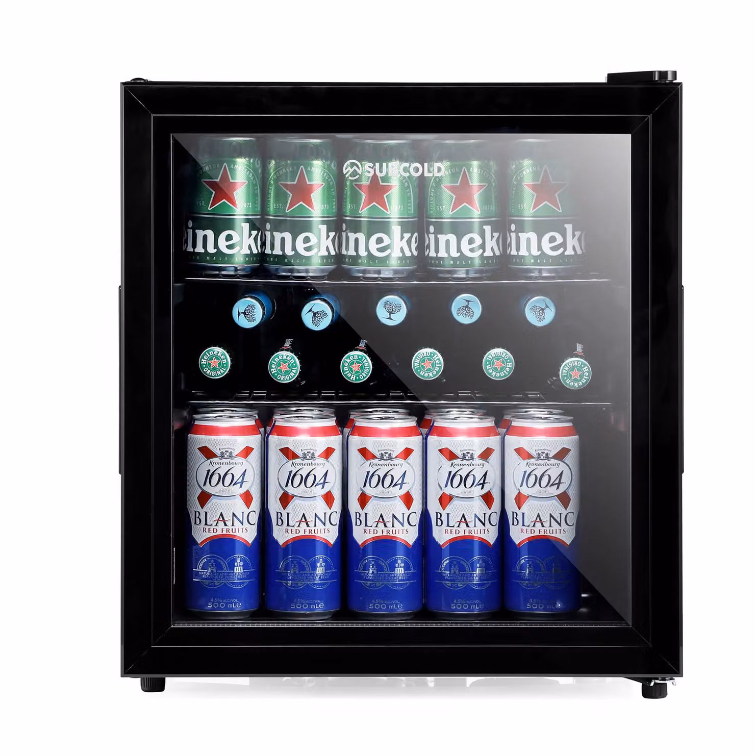 Subcold Cave50 Mini Refrigerator 50L with Glass Door and LED Light in Black – 10