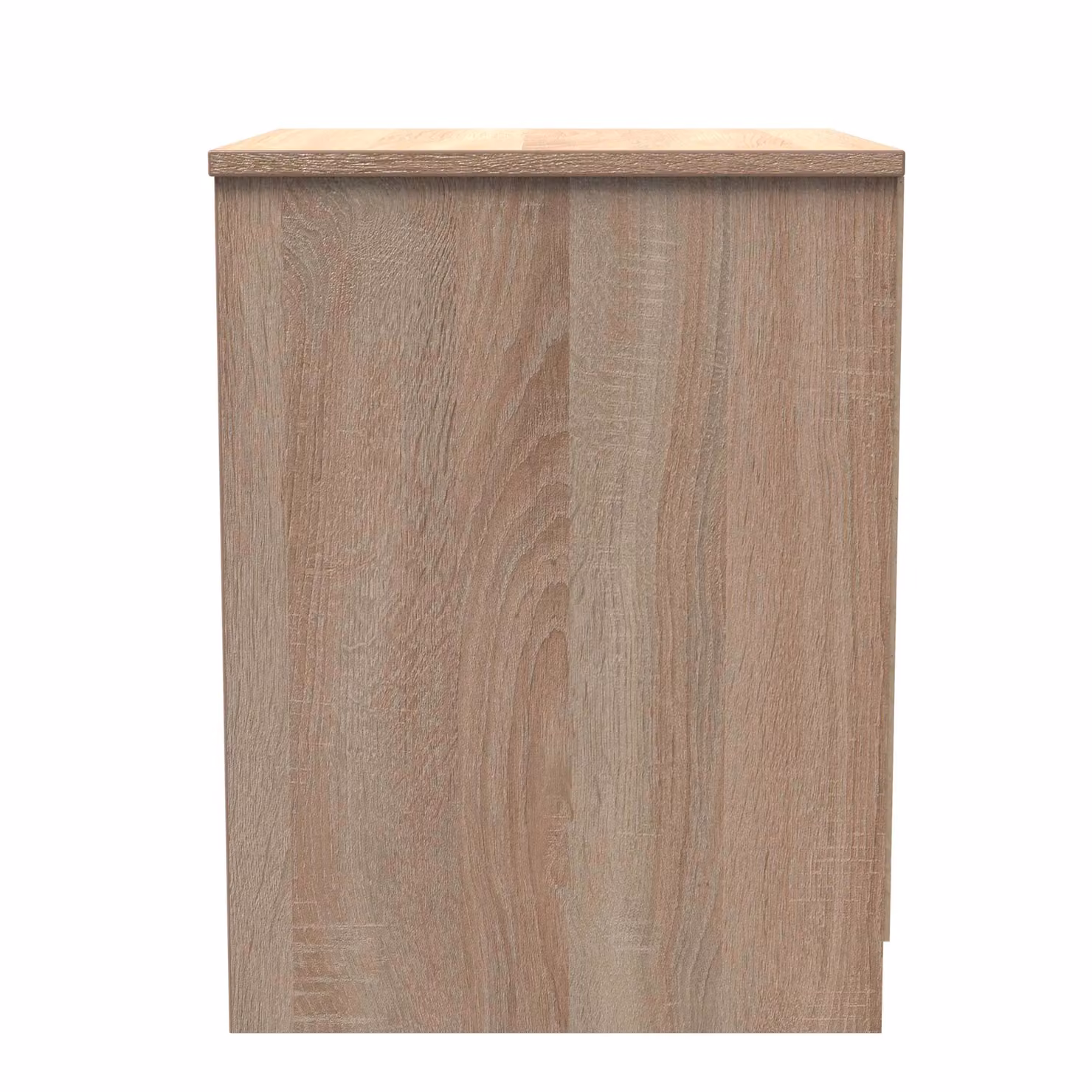 Ready Assembled 2 U Denver 2 Drawer Bedside Cabinet in Light Oak – 2