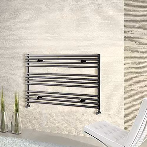 TowelRads Iridio Horizontal Designer Radiator in Anthracite, W: 1000 mm, H: 600 mm – 2