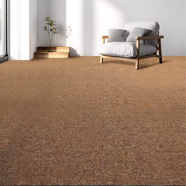 Actiasmat Heavy Duty Carpet Tiles with Bitumen Backing, Beige, 20 Pack, W/D: 50 x 50 cm – 1
