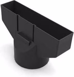 Manthorpe Building Products Tile Vent Adaptor Connector, Black