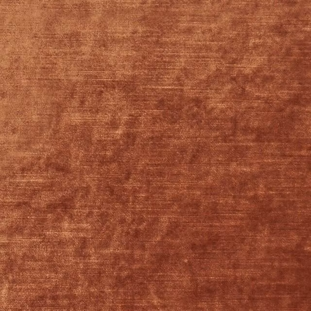 Clarke & Clarke Allure Plain Orange Velvet Polyester Fabric