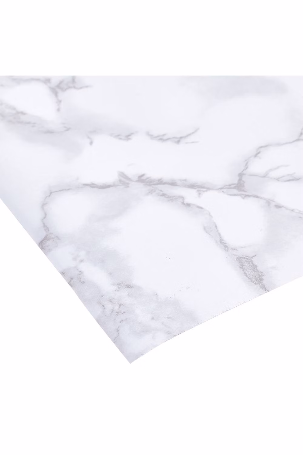 Living and Home Self-adhesive Arabescato Corchia Marble Vinyl Wallpaper, White, W: 0.6 m, L: 5 m – 3