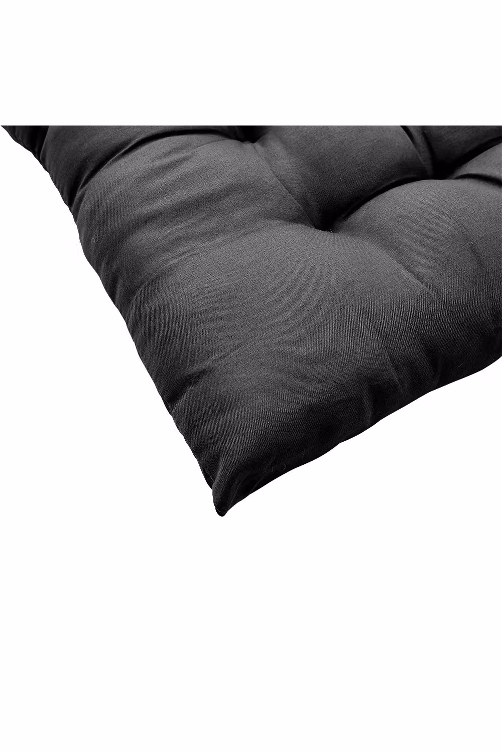 Living and Home 4-Piece Soft Thicken Polyester Tatami Seat Cushion Set in Black – 5