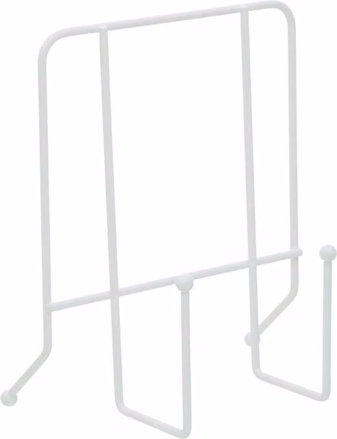 Premier Housewares Matt White Metal Cookbook Stand – 1