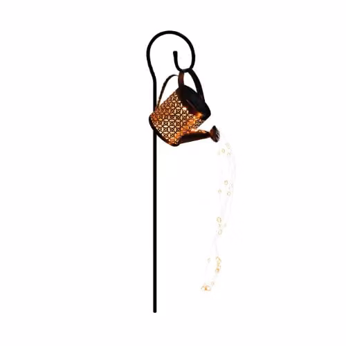 Garden Greatness Lunaria Solar Watering Can Stake Light in Multicolour – 2